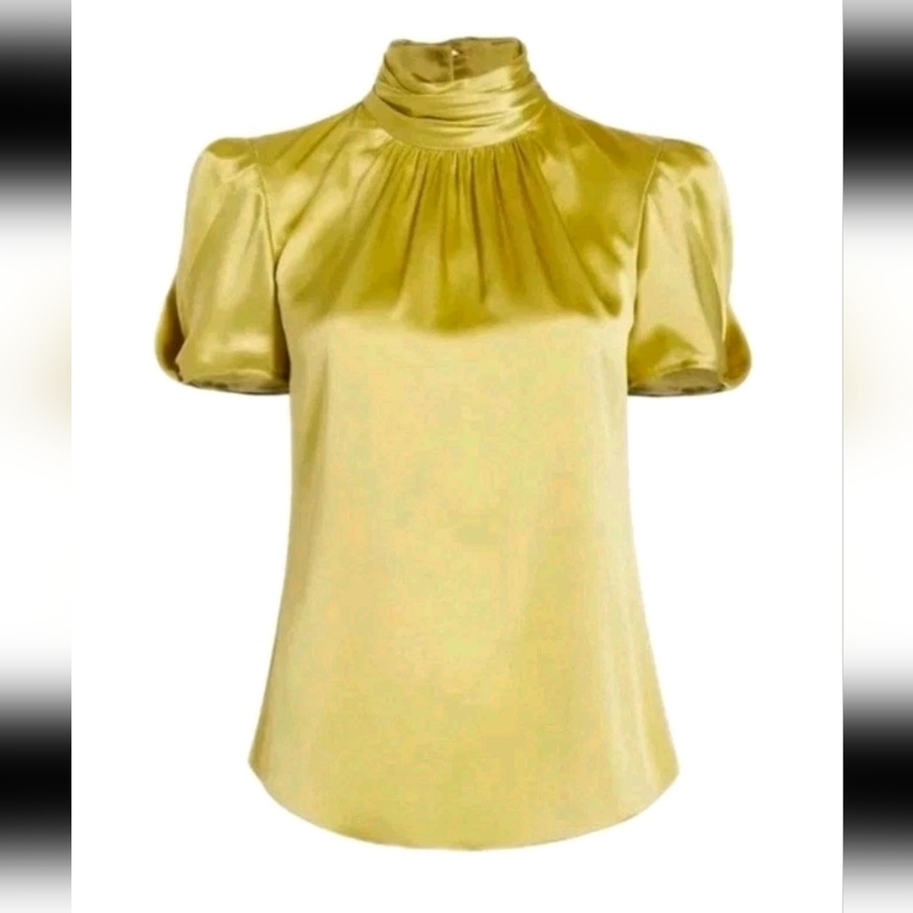 Cinq A Sept Justine Silk Top Womens Size Medium.